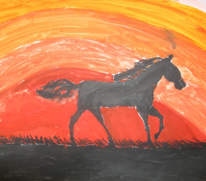 Рисунки лошадей для срисовки - 100 картинок бесплатно
