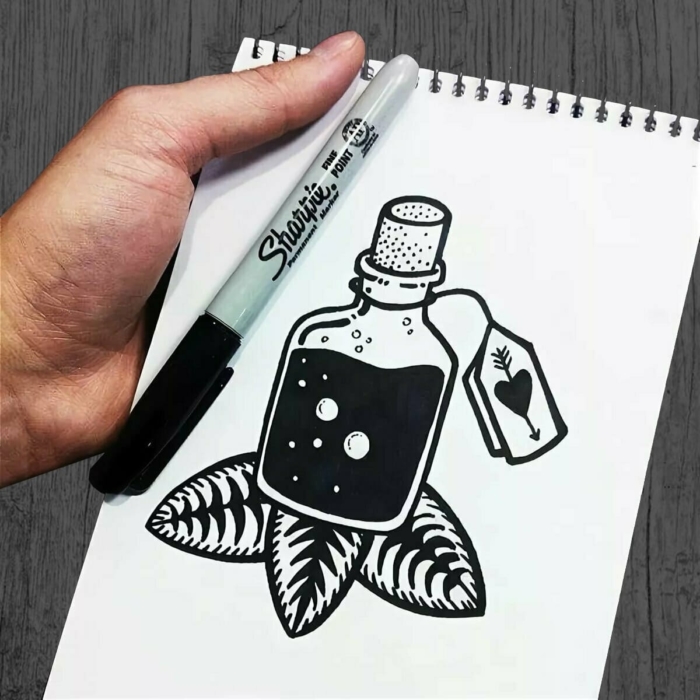 cool designs to draw with markers