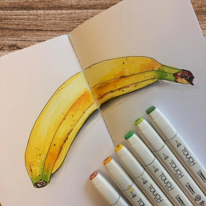 Dibujos con rotuladores para esbozar