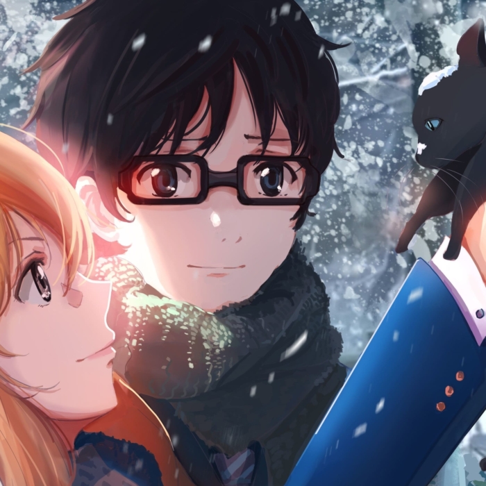 Doppelte Anime-Profilbilder für Paare