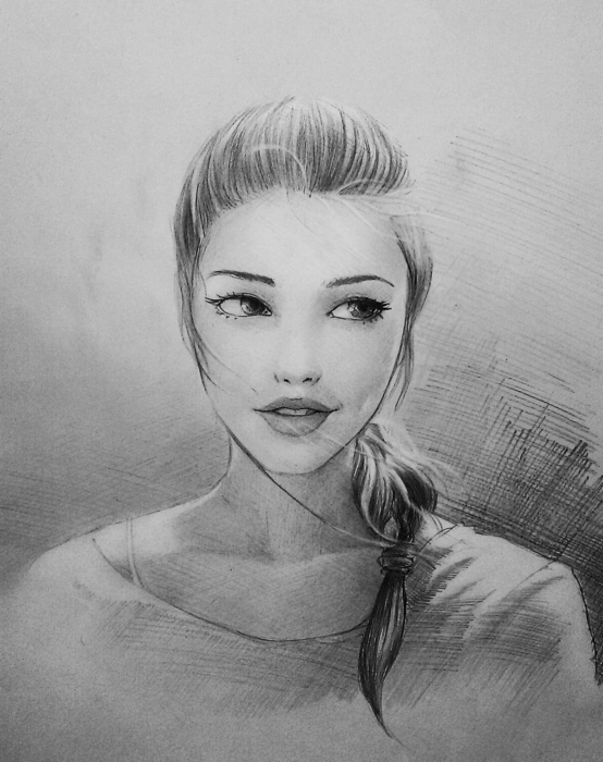 Retratos dibujados con lápiz - 100 dibujos gratis