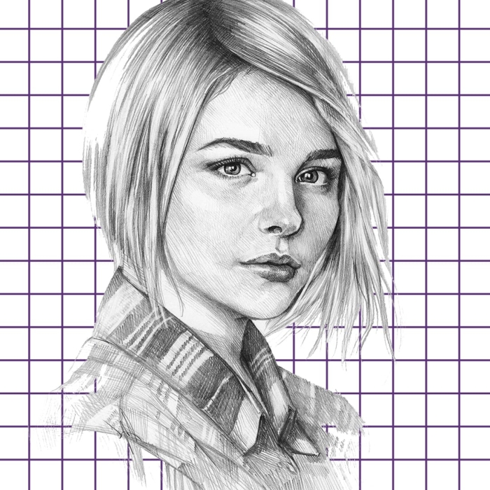 Pencil-Drawn Portraits - 100 Drawings to Sketch For Free