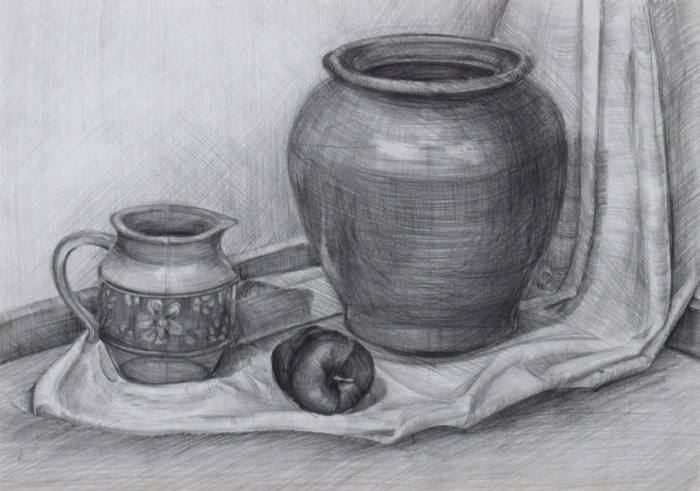 Still Lifes For Sketching - 100 Still Life Drawings