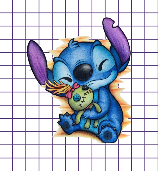 Desenhos e imagens Stitch para esboçar