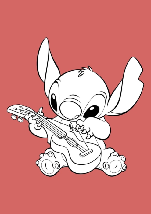 Desenhos e imagens Stitch para esboçar