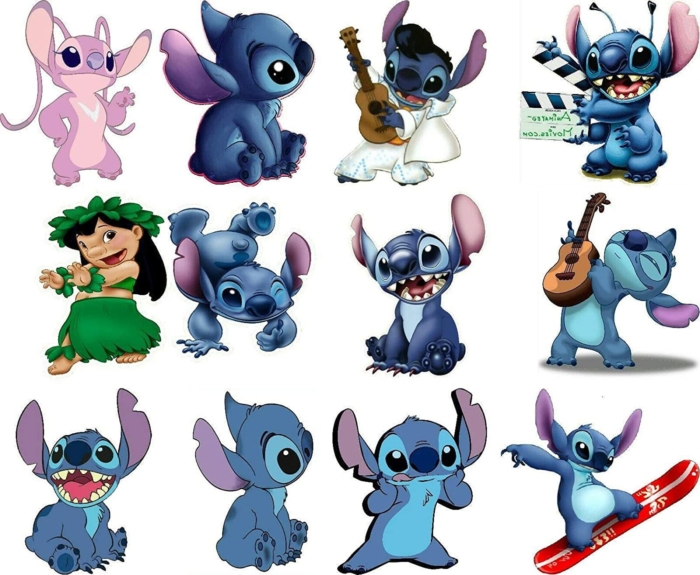 Desenhos e imagens Stitch para esboçar