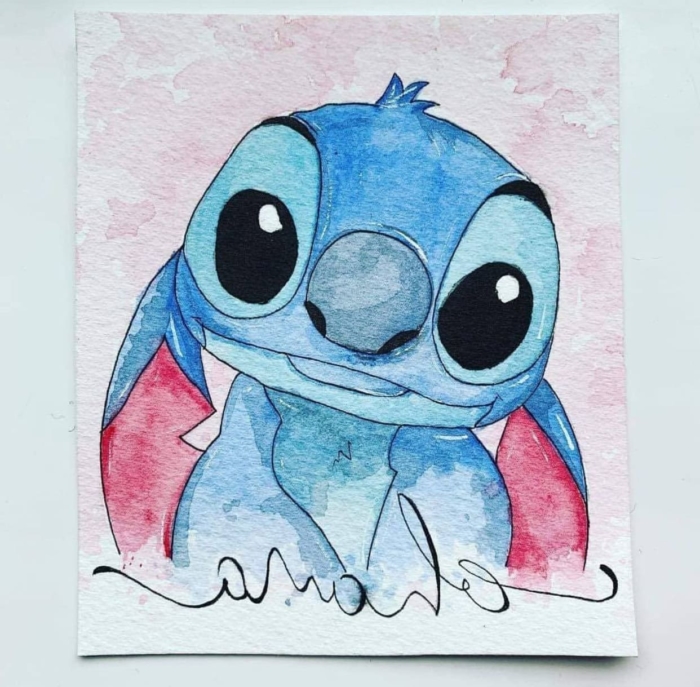 Desenhos e imagens Stitch para esboçar