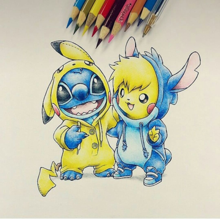 Desenhos e imagens Stitch para esboçar