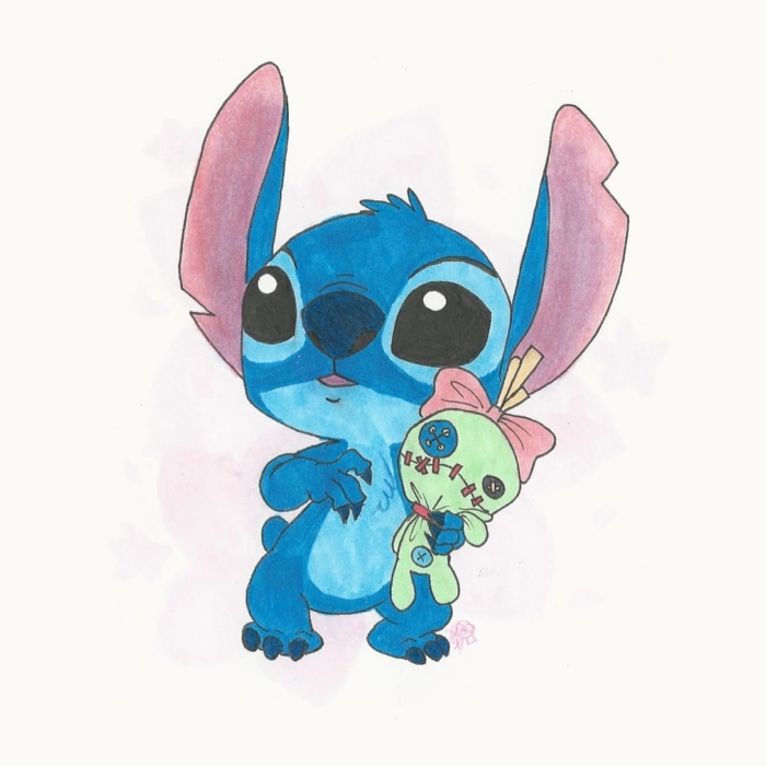 Desenhos e imagens Stitch para esboçar