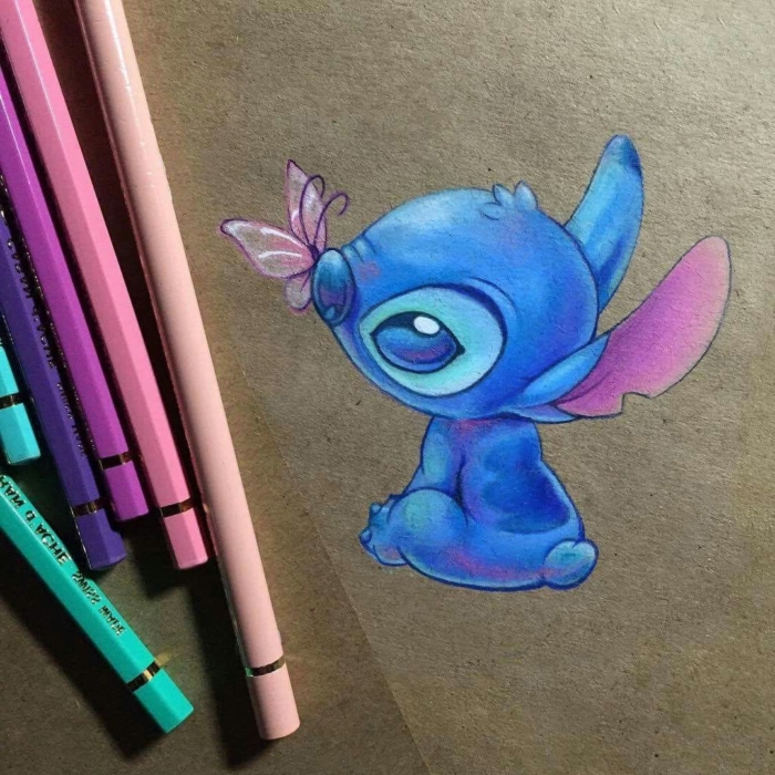 Stitch kresby a obrázky pro skicování