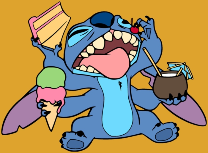 Desenhos e imagens Stitch para esboçar