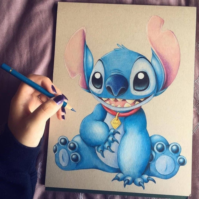 Stitch disegni e immagini per lo schizzo