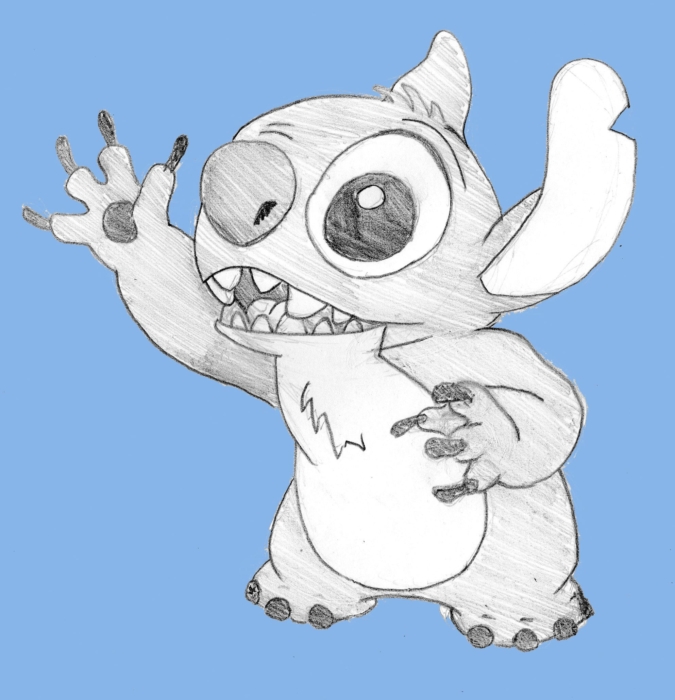 Stitch dessins et des images pour faire des croquis