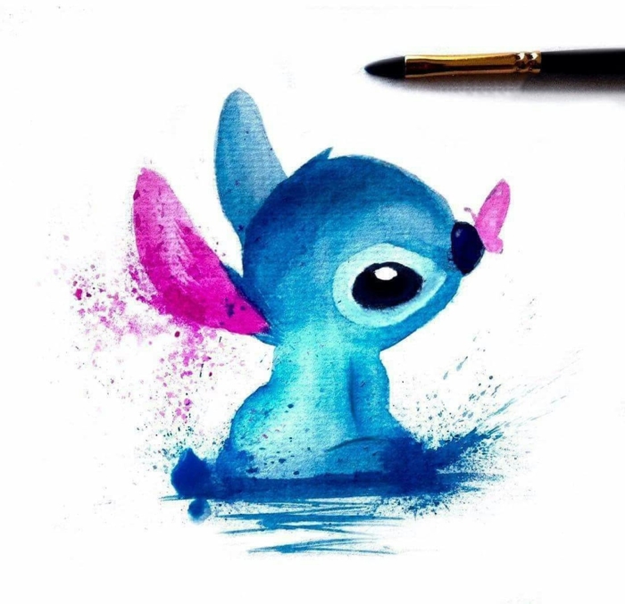 Desenhos e imagens Stitch para esboçar