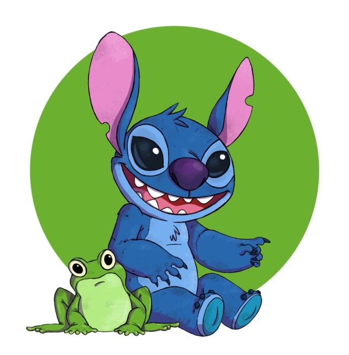 Stitch disegni e immagini per lo schizzo