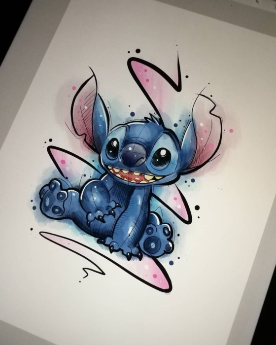 Stitch dessins et des images pour faire des croquis