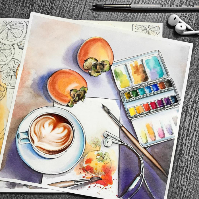 Watercolor Drawings For Sketching