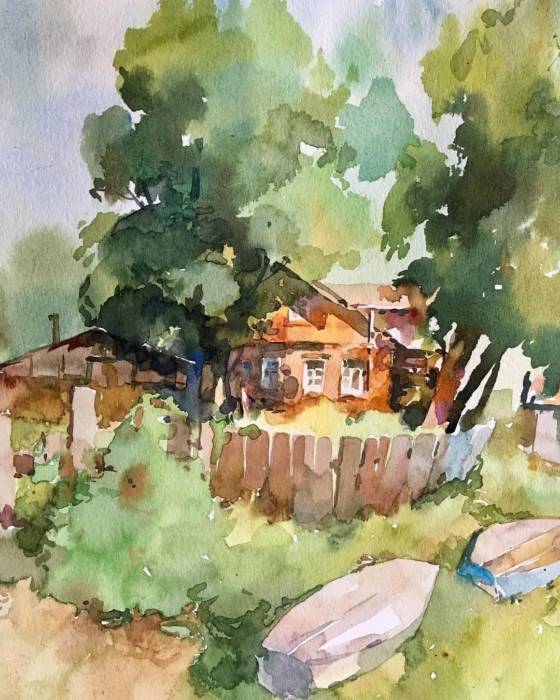 Desenhos em aquarela para desenhar