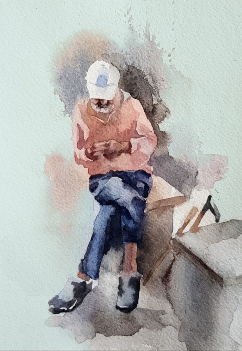 Desenhos em aquarela para desenhar