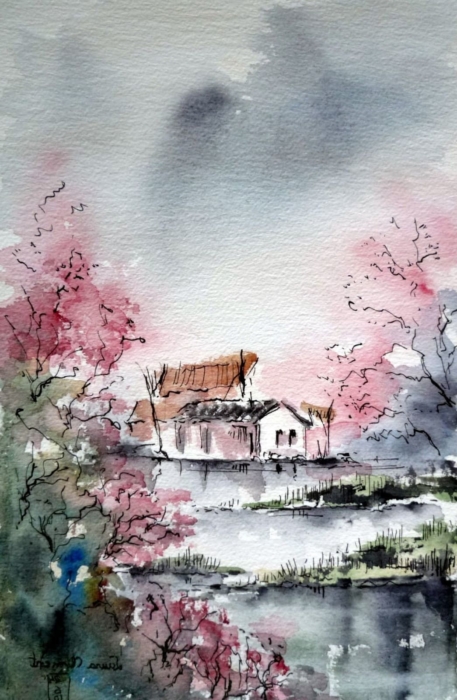 Watercolor Drawings For Sketching