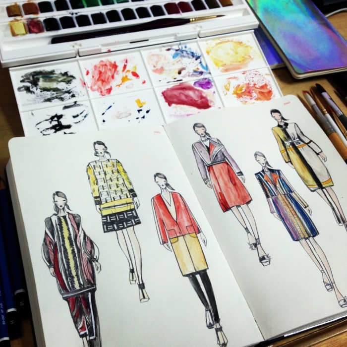 Desenhos de roupas para desenhar