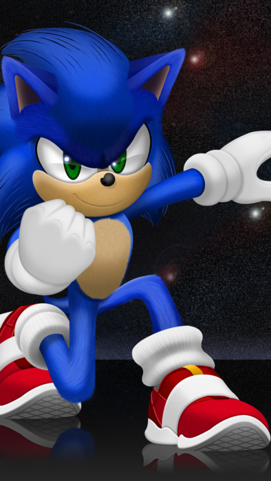 Papel De Parede Do Sonic 3d: Largura 2.00x2.00= 4m2