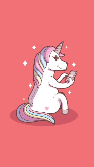 Pink Unicorns Wallpaper for Phone