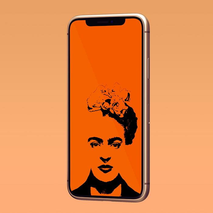 Orangefarbene Handy-Hintergründe 2K, 4K
