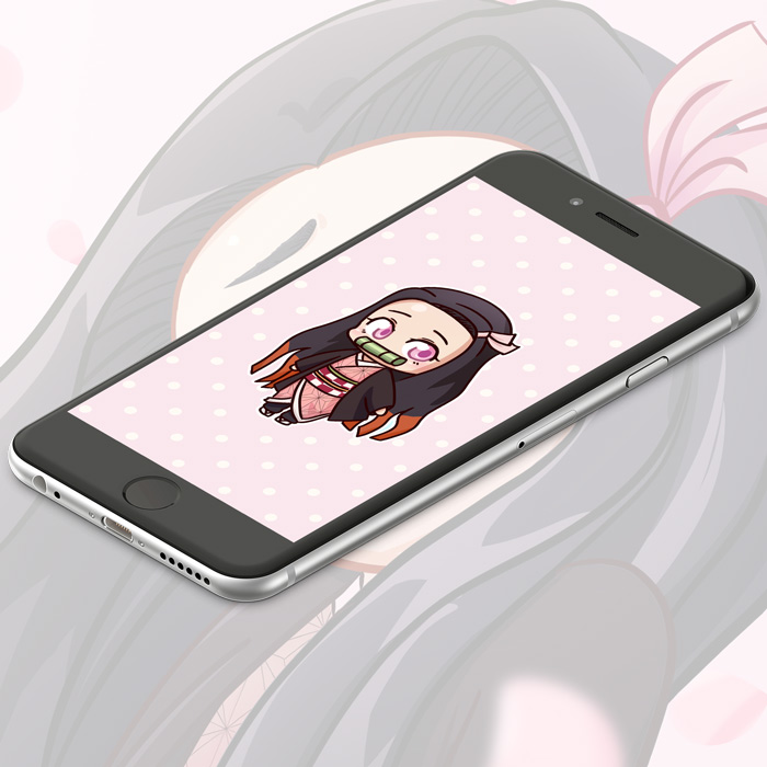 Nezuko Kamado fundos de tela para celular 4k e 2k