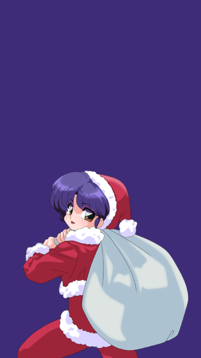 Anime vánoční tapety na telefon