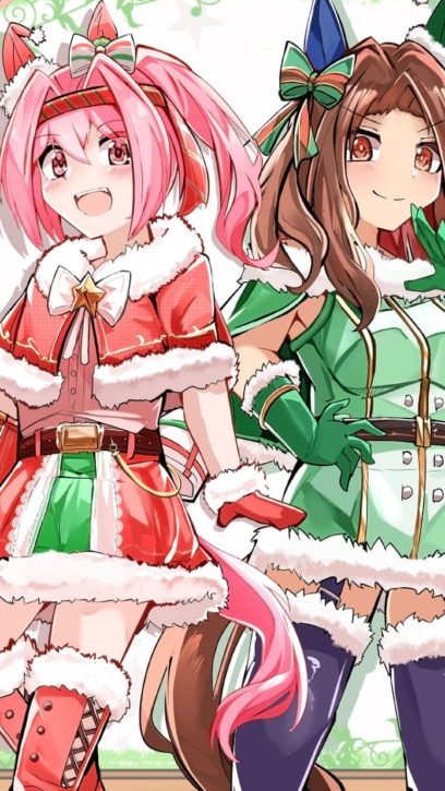 Anime Weihnachten Handy-Hintergründe