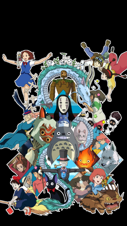 Tapety na mobil Ghibli studio 2k, 4k zdarma