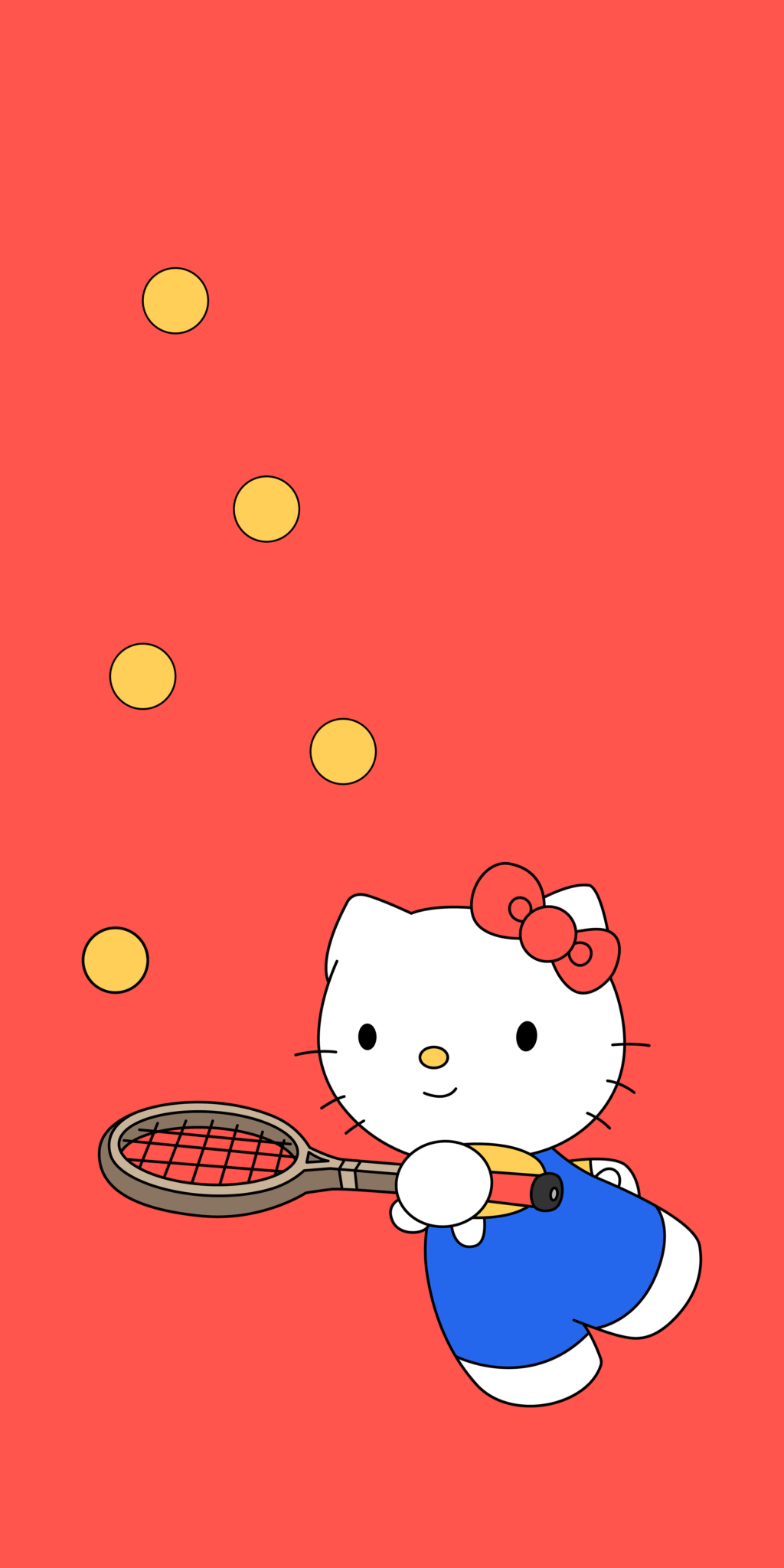Обои на телефон hello kitty