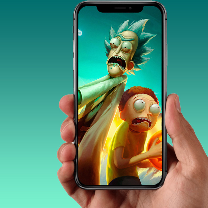 Rick e Morty sfondi cellulare 2k, 4k gratis