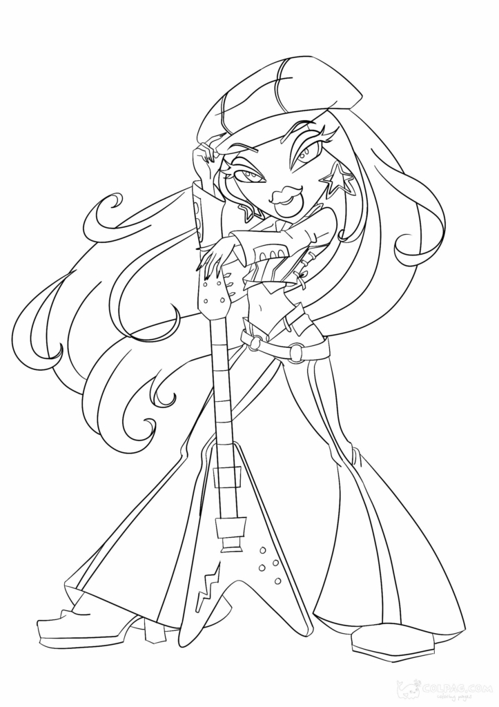 Bratz Dolls Coloring Pages