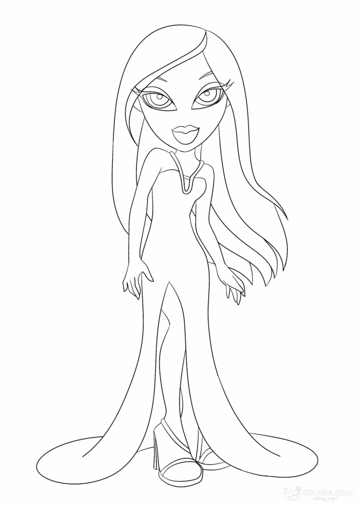 Bratz Dolls Coloring Pages