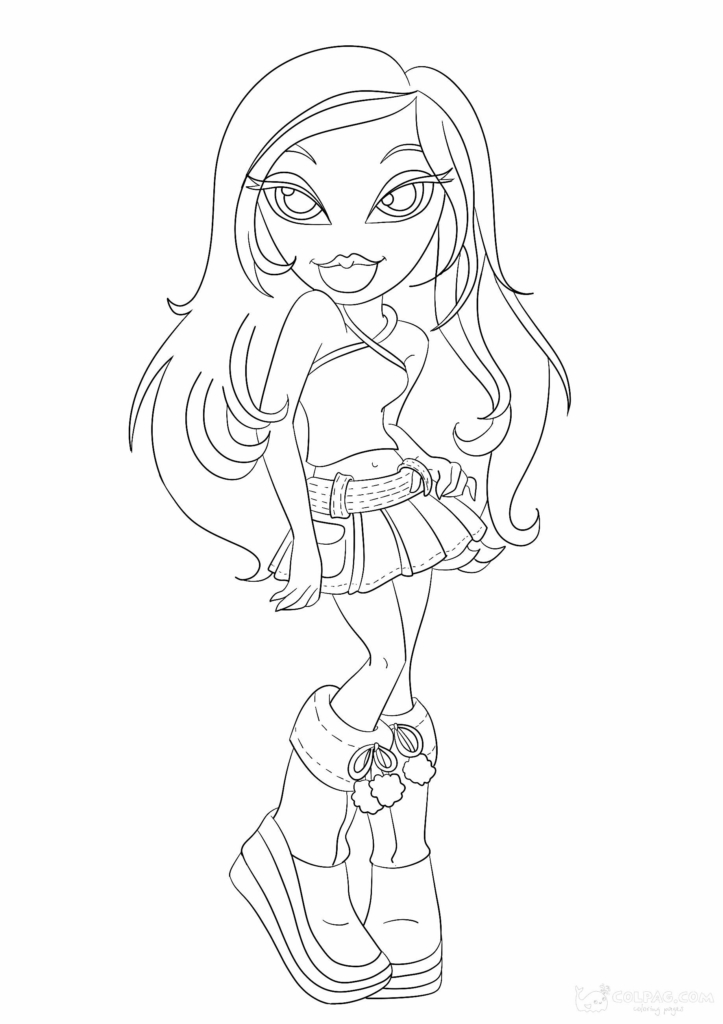 Bratz Dolls Coloring Pages