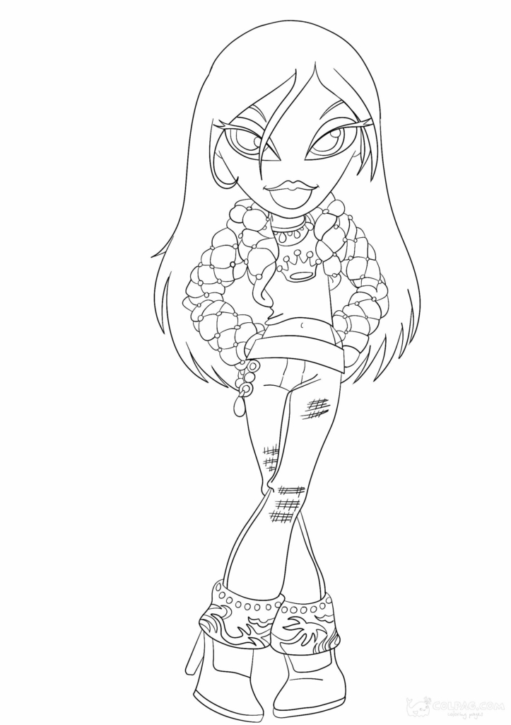 Bratz Dolls Coloring Pages