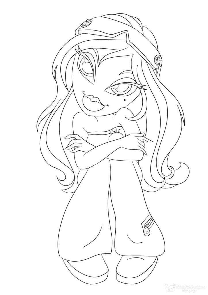 Bratz Dolls Coloring Pages