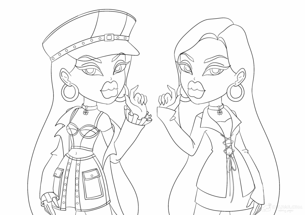 Bratz Dolls Coloring Pages