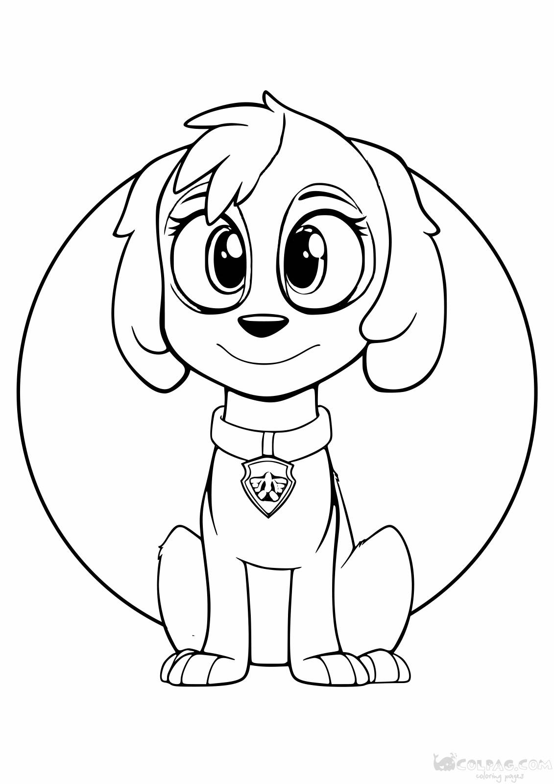 Skye Coloring Pages to Print Online