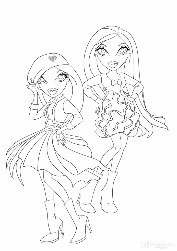 Bratz Dolls Coloring Pages