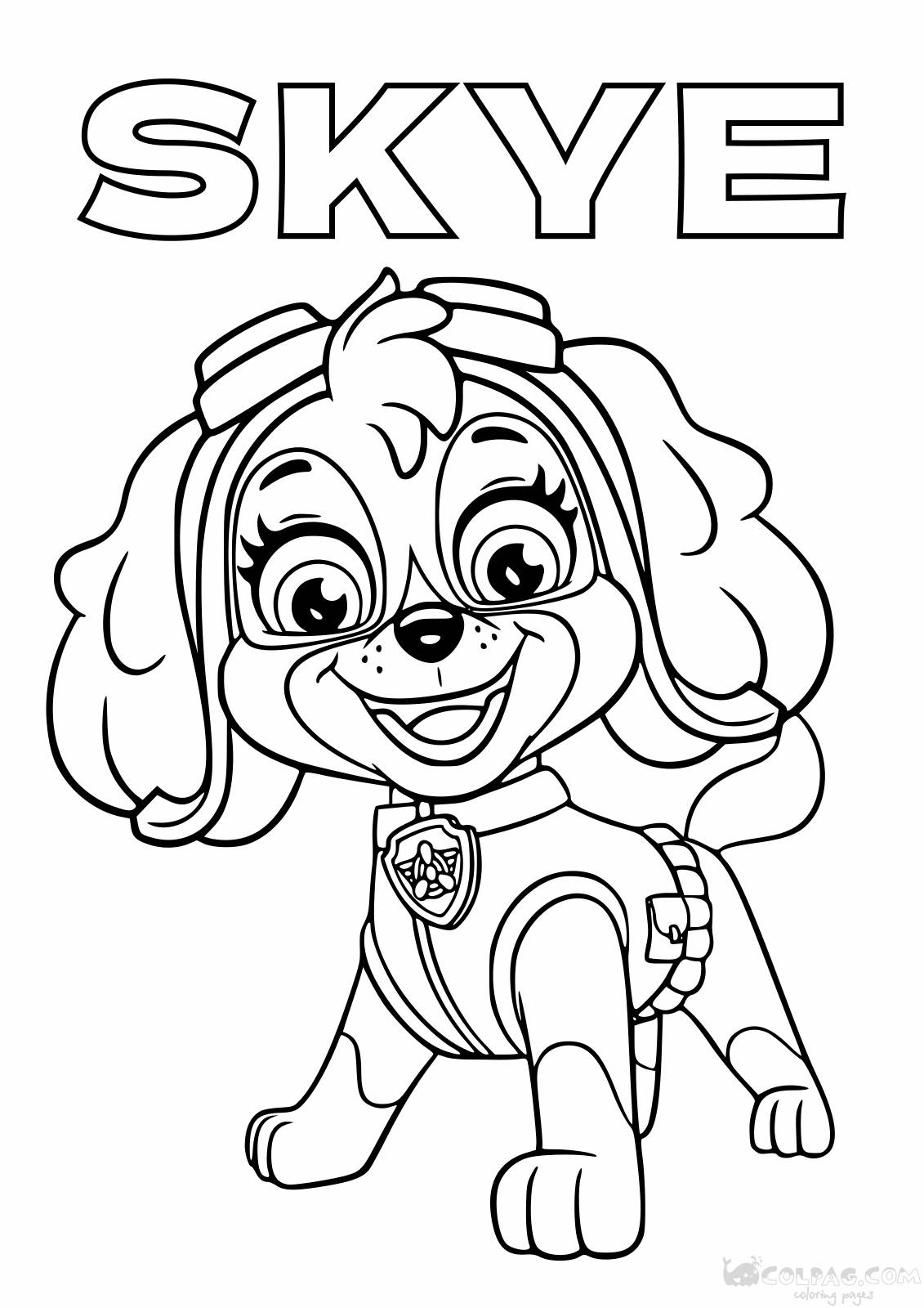 Desenhos Para Colorir De Skye Da Patrulha Canina Desenhos Para Colorir De Skye Da Patrulha Canina