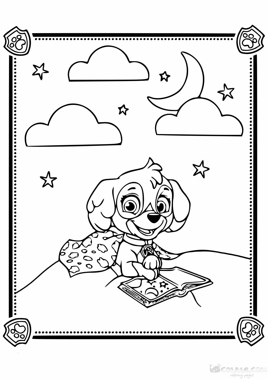 Skye Coloring Pages to Print Online
