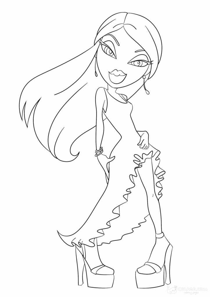 Bratz Dolls Coloring Pages