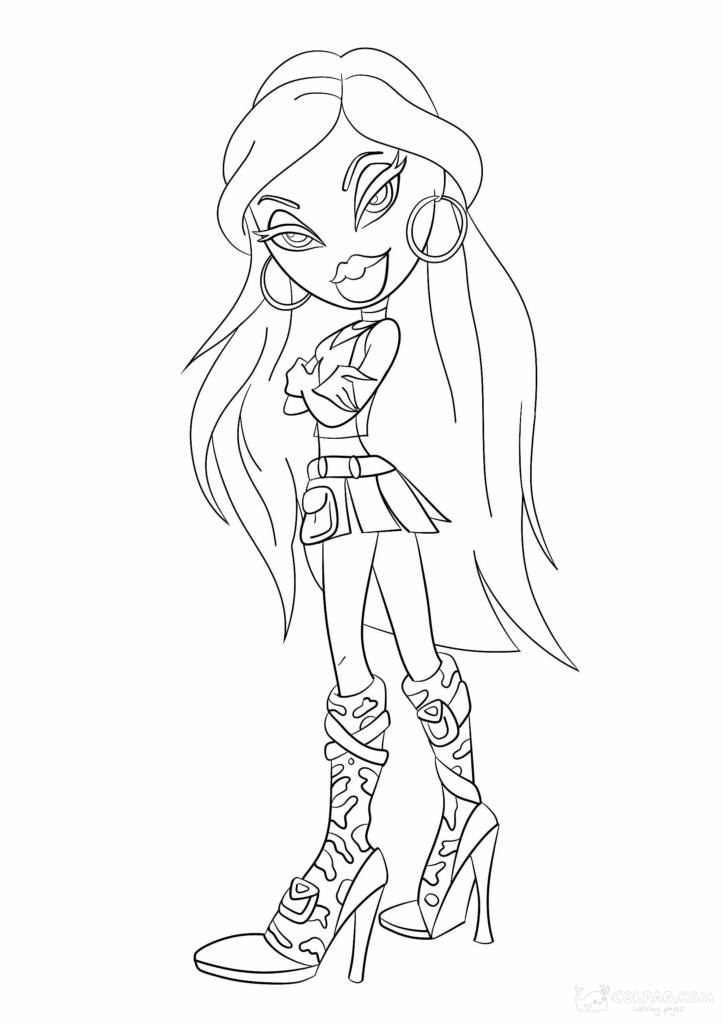 Bratz Dolls Coloring Pages