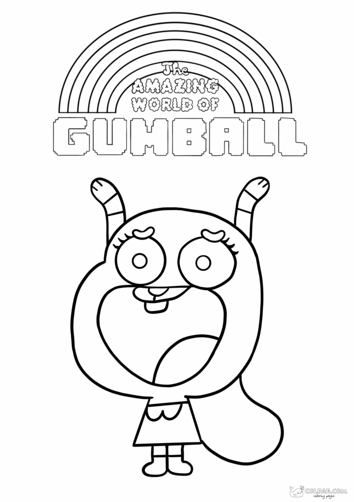 Disegni da colorare de Lo straordinario mondo di Gumball