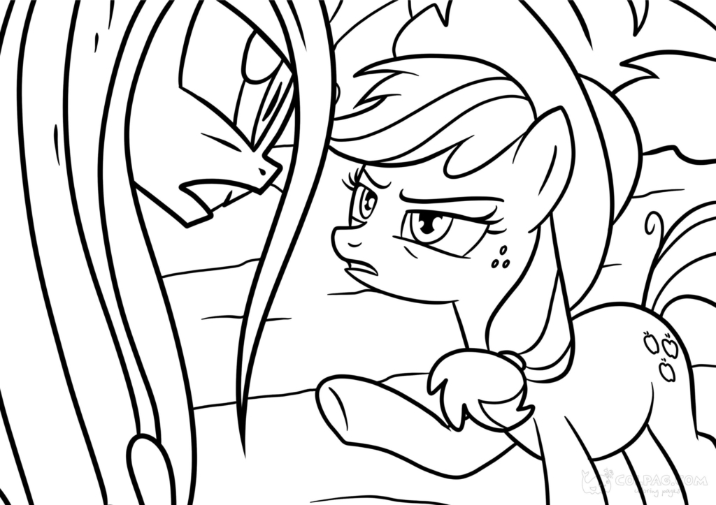 Apple Jack Coloring Pages Printable