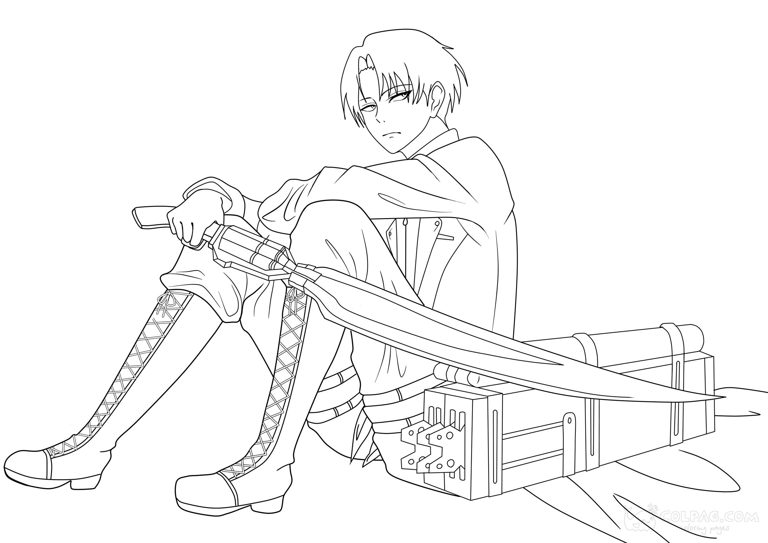 Attack on Titan Coloring Pages