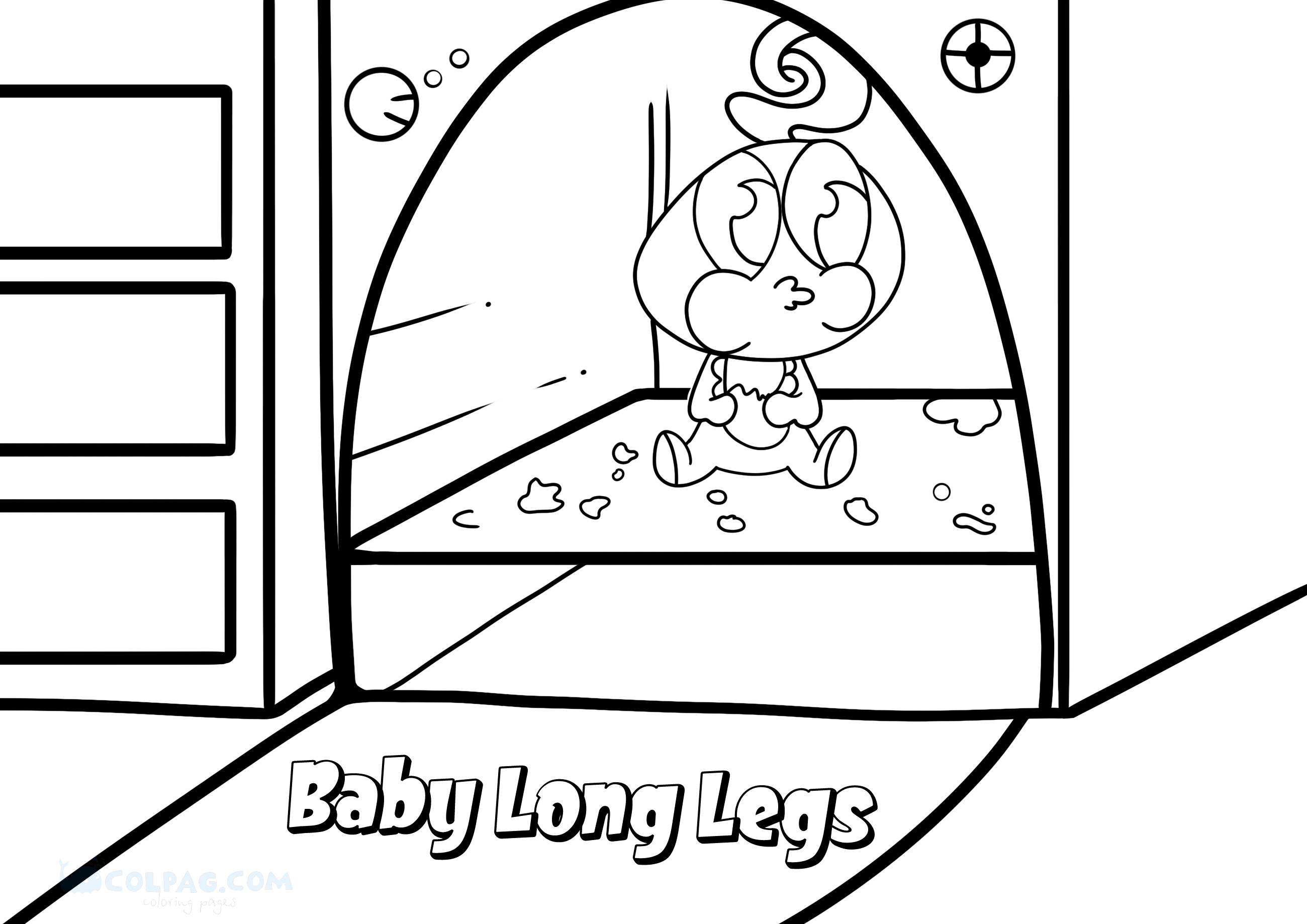 Baby Long Legs Coloring Pages